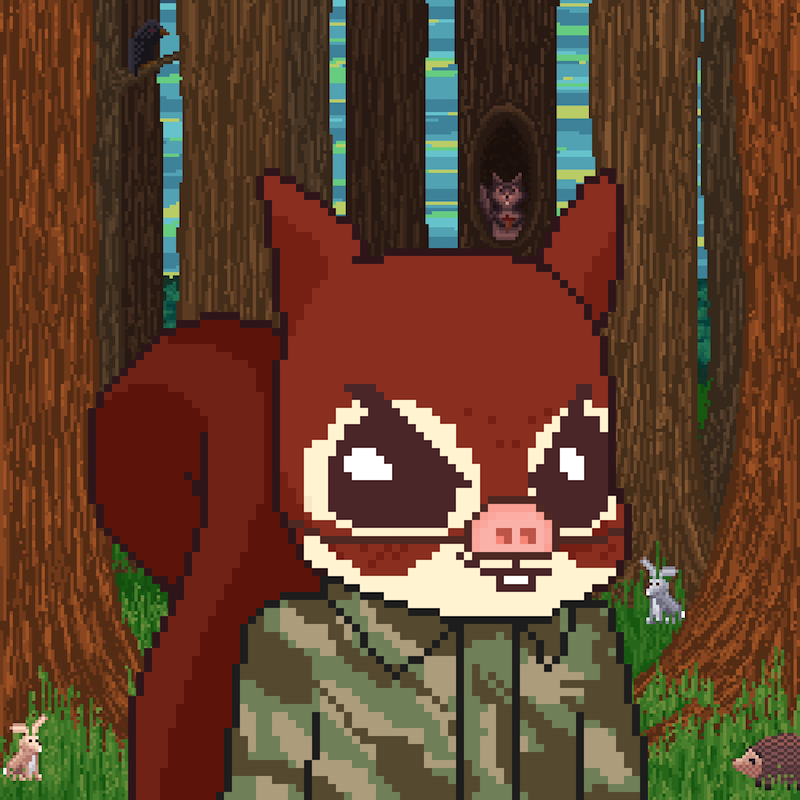 Pixel Squirrels #139